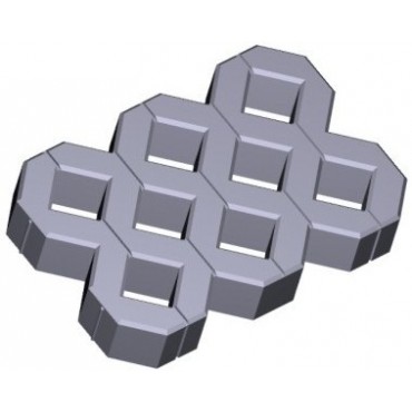 Grass Pavement Stones Gray